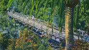 Honeymoon Bridge - Palm Canyon, Balboa Park