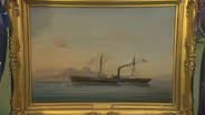 Appraisal: 1875 Tommaso De Simone "The USS Gettysburg" Oil