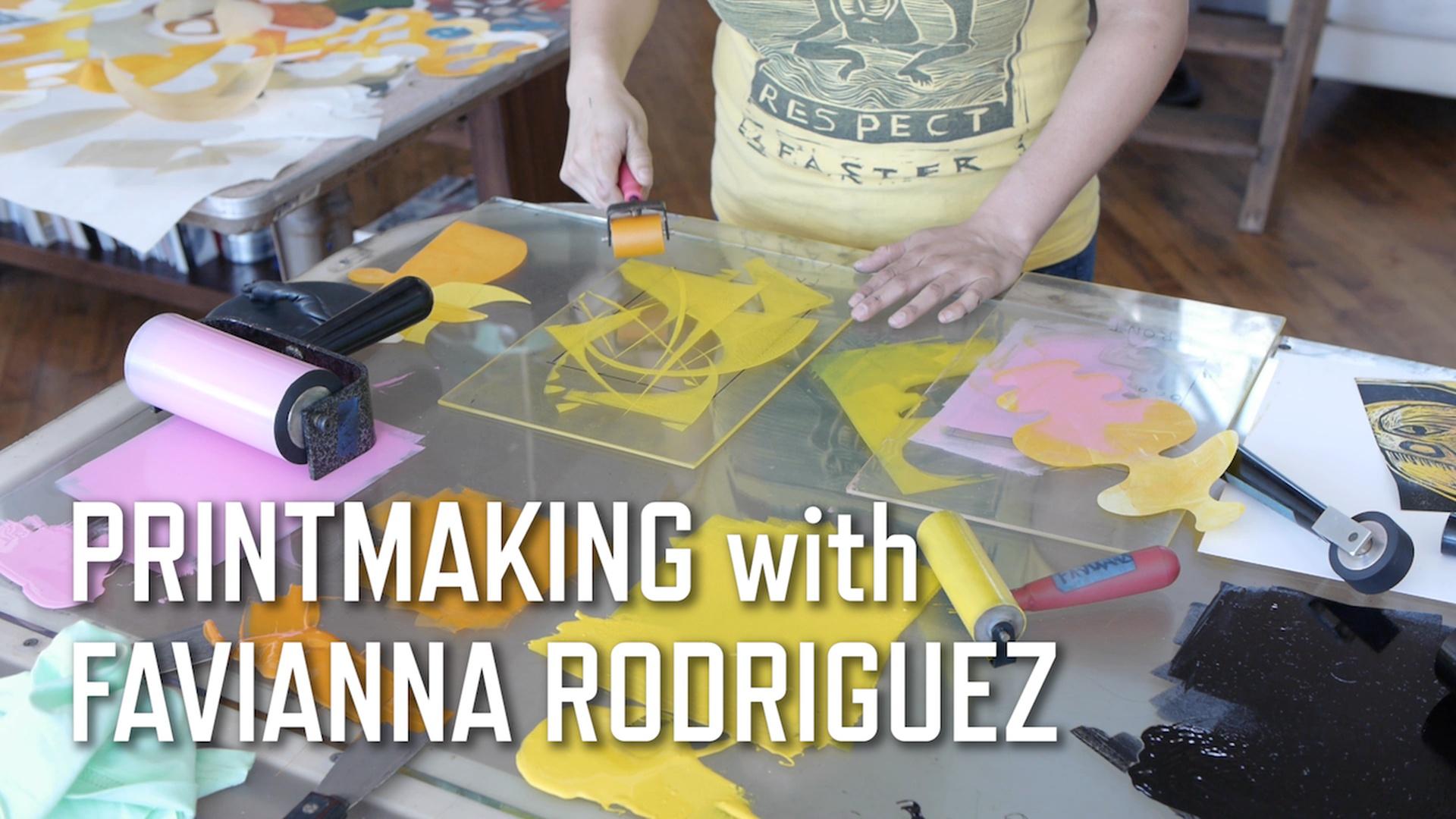 Printmaking with Favianna Rodriguez | Art School | ALL ARTS