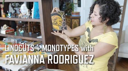Video thumbnail: Art School Linocuts + Monotypes with Favianna Rodriguez