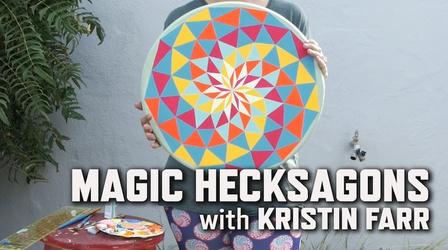 Video thumbnail: Art School Painting Magic Hecksagons with Kristin Farr