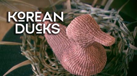 Video thumbnail: Arts District Traditional Korean ducks crafted from hand-made paper