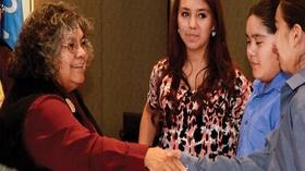 Video thumbnail: Women and Girls Lead: Colorado Colorado MAKERS: Pearl Casias