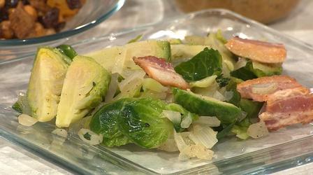 Video thumbnail: Health Matters: Television for Life Sauteed Brussels Sprouts with Bacon and Onions