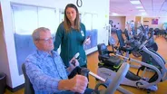 COPD patient rehabs at St Luke's