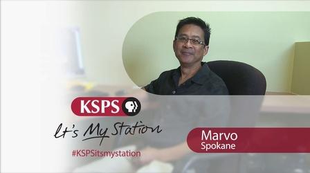 Video thumbnail: KSPS Public Television It's My Station: Marvo Regundin