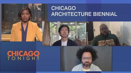 Video thumbnail: Chicago Tonight Chicago Architecture Biennial Reimagines City’s Vacant Lots