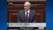 Governor Dayton’s State of the State address  