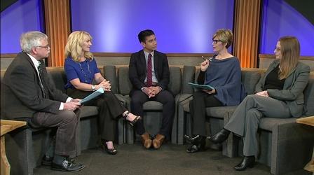 Video thumbnail: Almanac Eric Kaler, opioid policy, political reporter panel