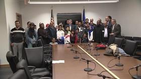 Video thumbnail: Almanac Muslim Lobbying Day at the State Capitol
