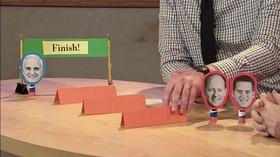 Video thumbnail: Almanac The Wrap: Mary and David Play With Political Props