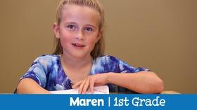 Video thumbnail: PBS Utah Presents Maren - 1st Grade - Writers & Illustrators Winner