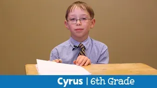 Cyrus - 6th Grade - Writers & Illustrators Winner