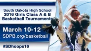 2016 Girls A Basketball - Elk Point-Jefferson vs Dell Rapids