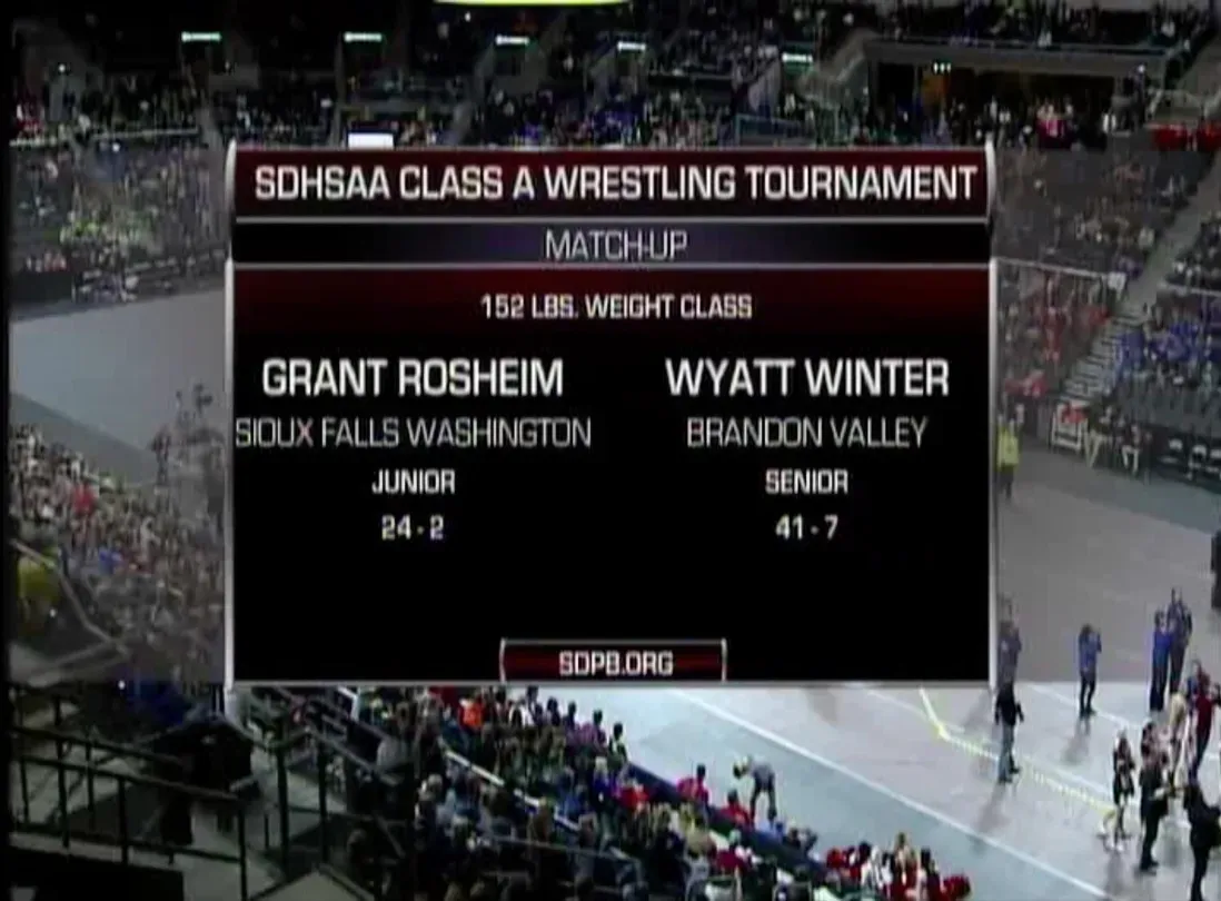 2015 Class A Wrestling 152 lb. Championship