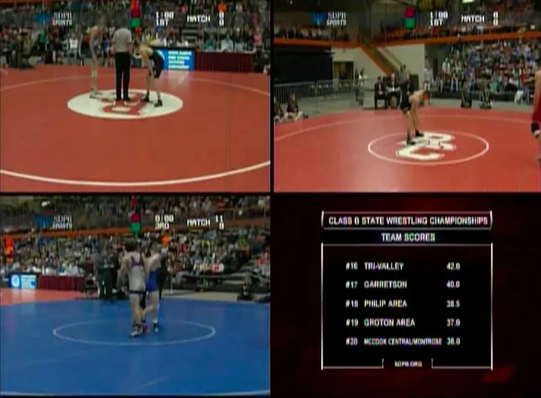 2015 Class B Wrestling 160 lb. Consolation Matches