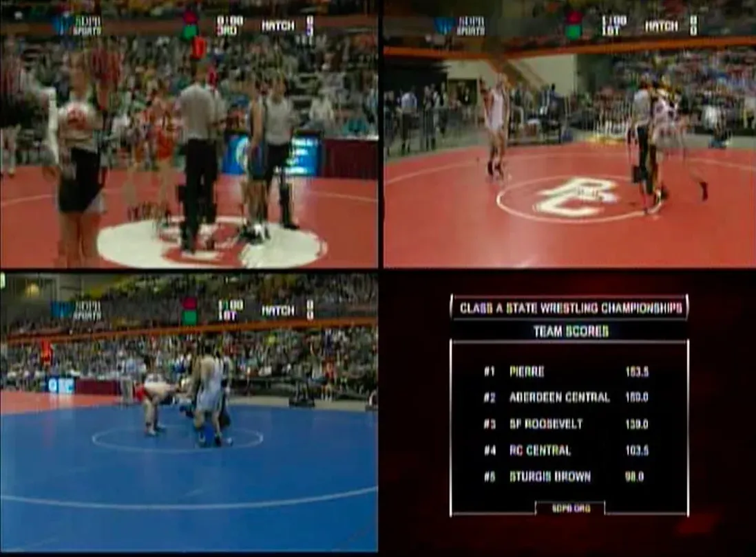 2015 Class B Wrestling 182 lb. Consolation Matches