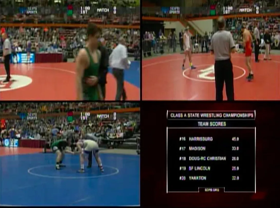 2015 Class B Wrestling 195 lb. Consolation Matches