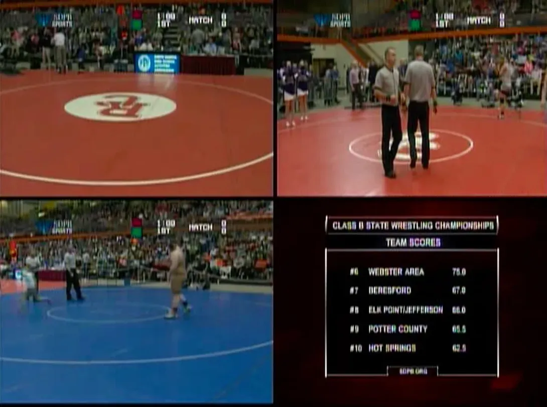 2015 Class B Wrestling 285 lb. Consolation Matches