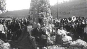 Video thumbnail: Images of the Past The Charles Nolin Monument and Film - Sturgis, 1932