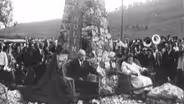 The Charles Nolin Monument and Film - Sturgis, 1932