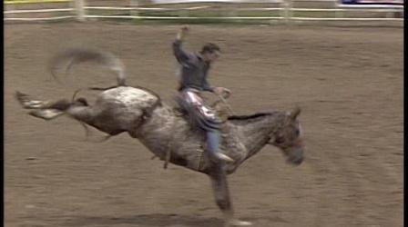 Video thumbnail: SDPB Specials Jeff Willert Saddle Bronc 1999 SDHS Rodeo Finals