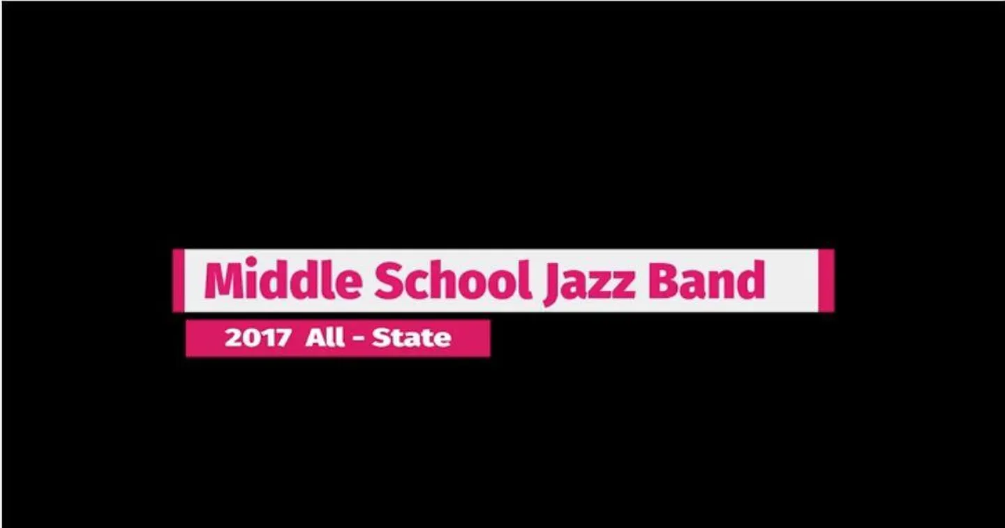 South Dakota Middle School All-State Jazz Band