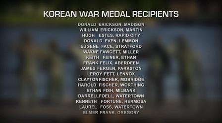 Video thumbnail: Statehouse South Dakota Honor Roll - Korean Ambassador's Peace Medal