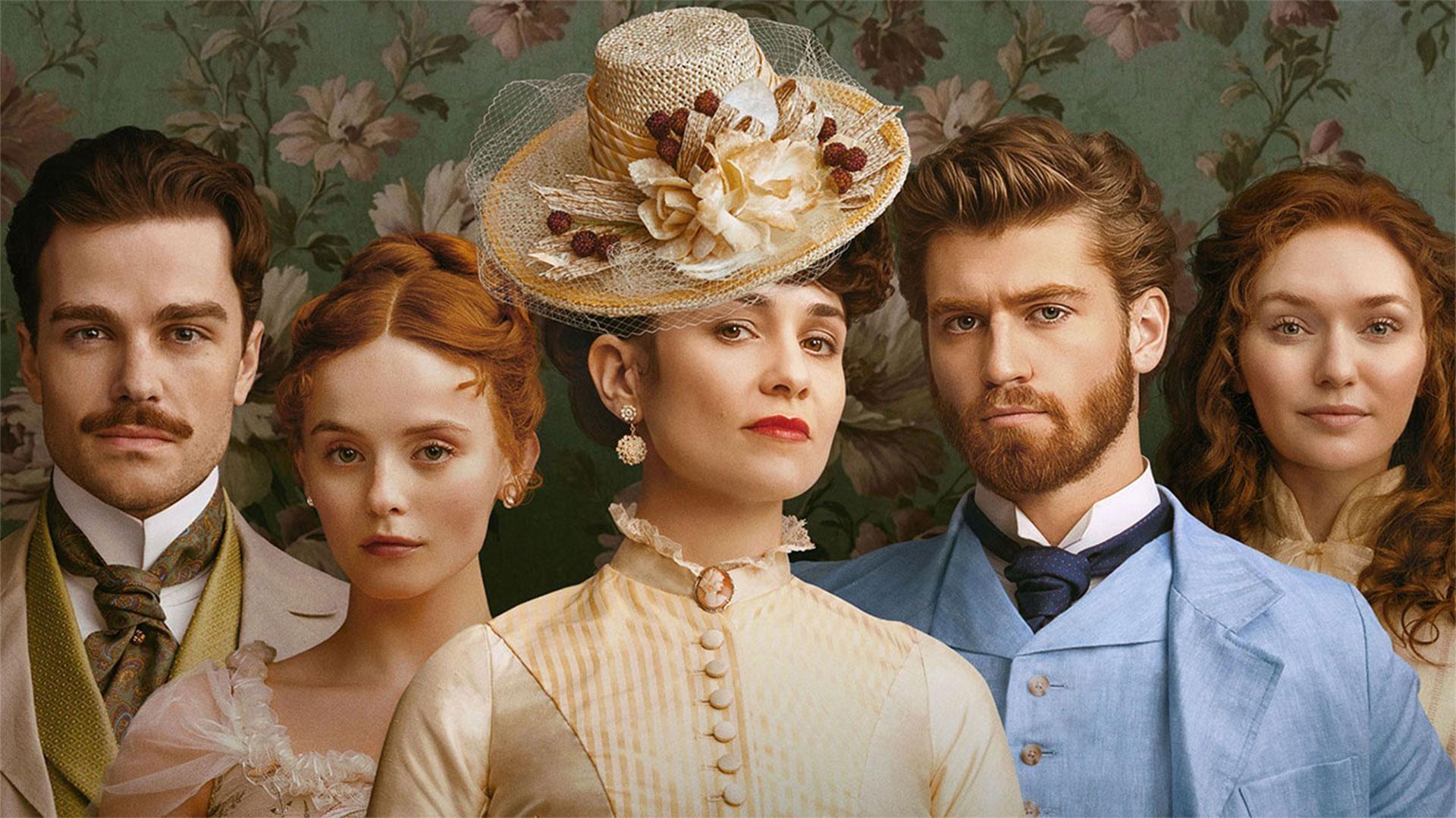 The cast of the new Masterpiece show, The Forsytes.