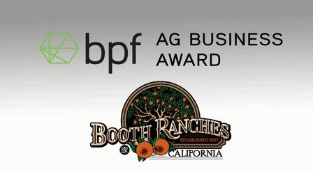 Video thumbnail: Valley PBS Community byYou BPF Ag Business Award 2016: Booth Ranches