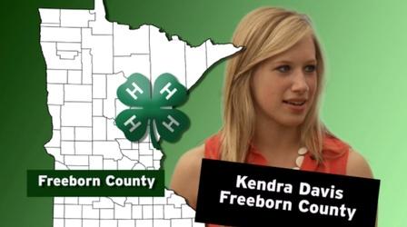 Video thumbnail: Minnesota 4-H: Growing True Leaders Kendra Davis