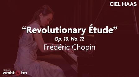 Video thumbnail: Classical Student Musician of the Month Ciel Haas Performs Chopin's Revolutionary Étude