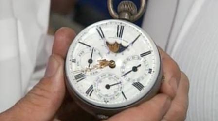 Appraisal: Crystal Ball Paperweight Clock, ca. 1900