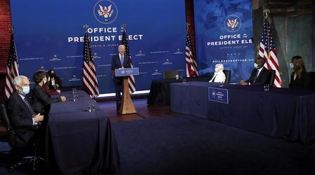 Video thumbnail: PBS NewsHour Biden's economic team faces unprecedented crises