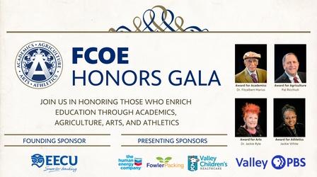 Video thumbnail: Valley PBS Specials FCOE Honors Gala 2021