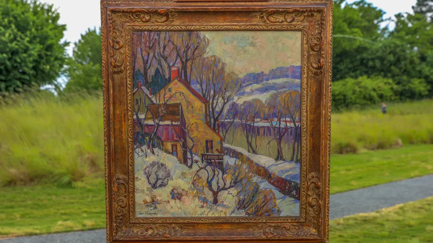 Appraisal: Fern Coppedge 'December Mist' Oil, ca. 1920