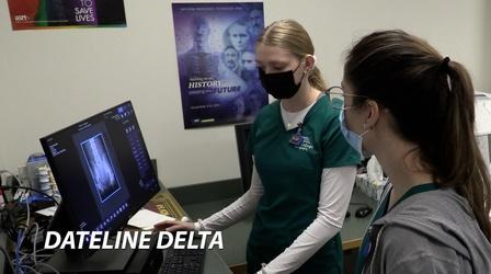Video thumbnail: Dateline Delta Radiography, Sanford Mural, Midland Center Art Wall