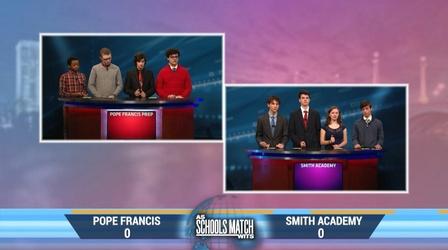 Video thumbnail: As Schools Match Wits Pope Francis Prep vs. Smith Academy (April 4, 2020)