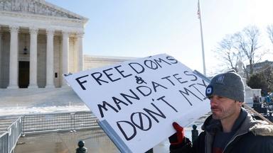 Vaccine mandate case reveals deep divides in Supreme Court