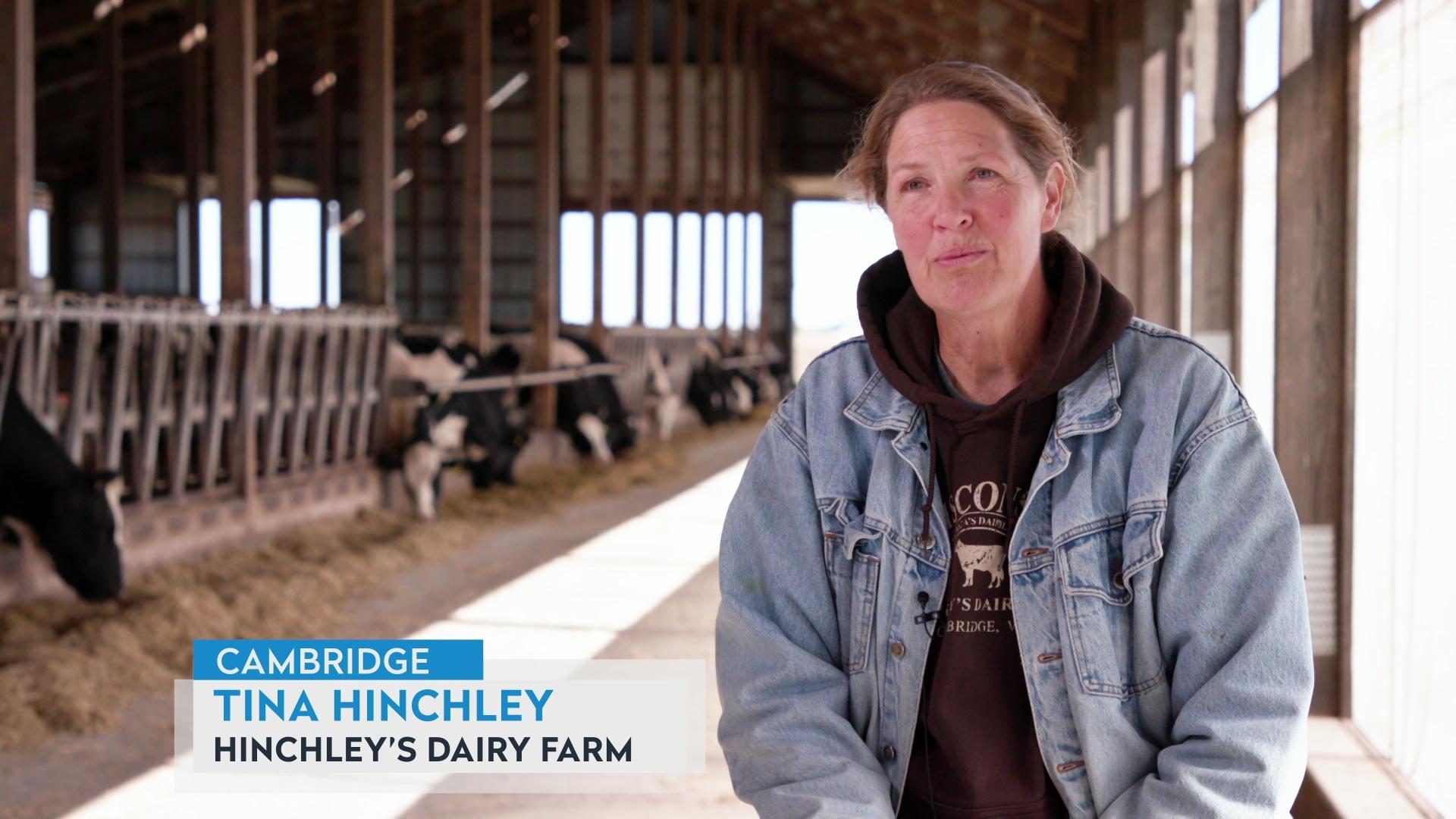 Tina Hinchley on growing milk production by dairy farms