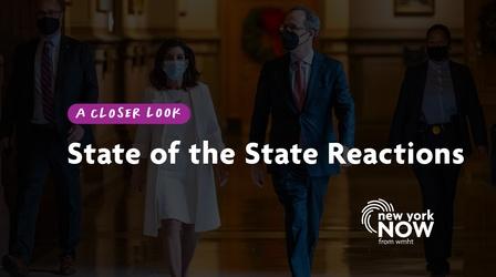 Video thumbnail: New York NOW A Closer Look: Lawmakers React to the State of the State