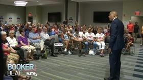 Video thumbnail: NJTV News Booker's job approval rating slips during run for president