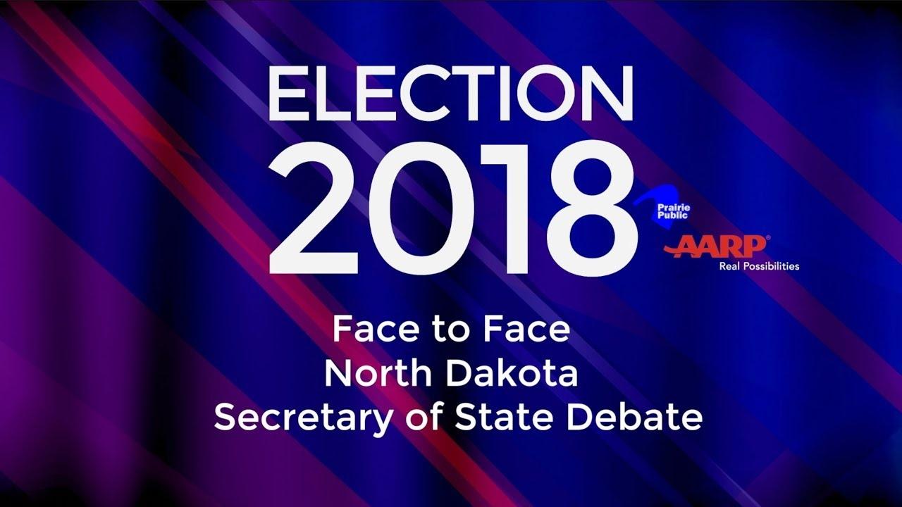 Face To Face | North Dakota Secretary Of State Debate | Season 2018 | PBS