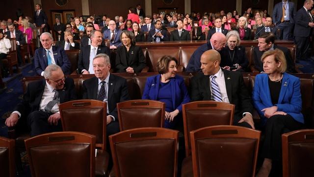 Dems split on shutdown bill and struggle to challenge Trump