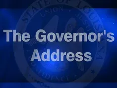 Opening Address of the Third Special Session | Gov. Edwards