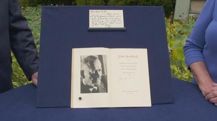 Video thumbnail: Antiques Roadshow Appraisal: 1962 Steinbeck-signed Nobel Prize Speech