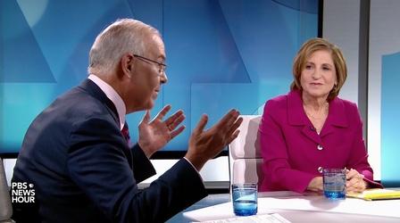 Video thumbnail: PBS NewsHour Brooks and Marcus on Trump indictment and political fallout
