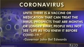 Video thumbnail: Louisiana: The State We're In COVID-19, Immunity Registry, First-Hand, Sanitize, Spiritual