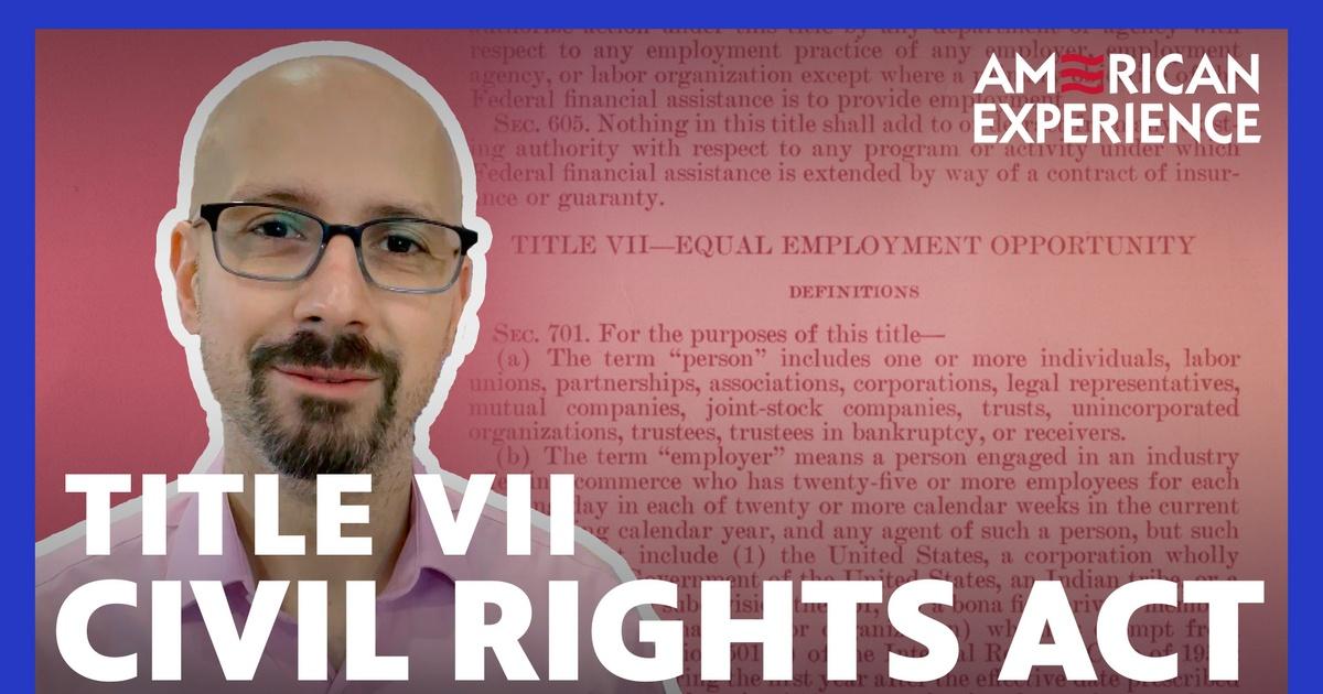 American Experience | The surprising reason why women were included in the 1964 Civil Rights Act | What The History?! | Season 36 | Episode 2