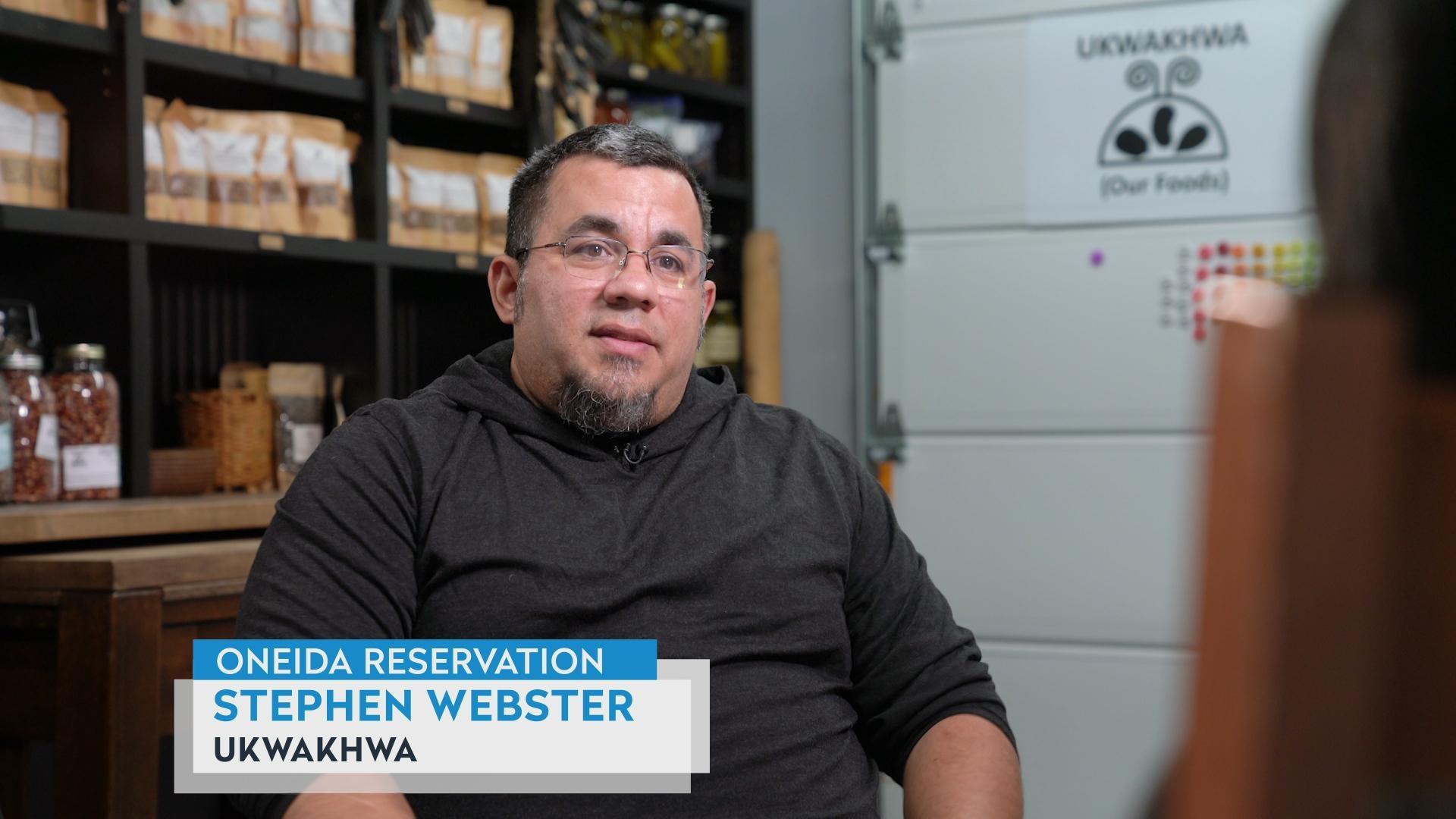 Stephen Webster on white corn cuisine and barters for trade